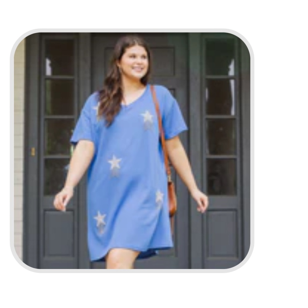 ‘Stars Above Dress’ by She + Sky in Blue